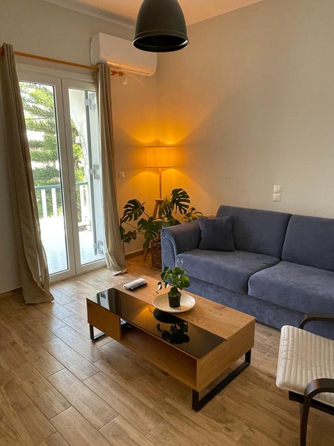 Cosy Apartment With Sea View Close To The Beach Nikiana Exterior photo